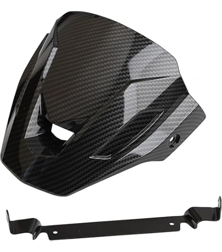 Amazon.com: Mokuo Mototcycle Decorative Windshield Windscreen Fit